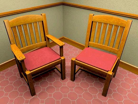 Mission Dining Chair - FurniturePlans.com
