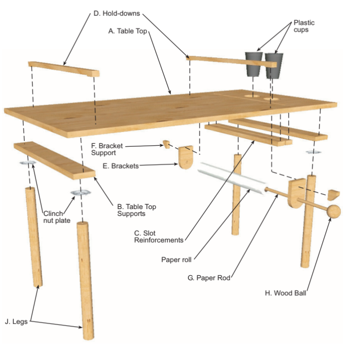 Children's Art Table