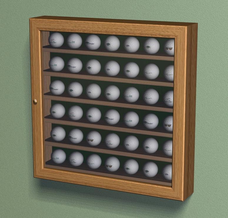 Golf Ball Display - FurniturePlans.com