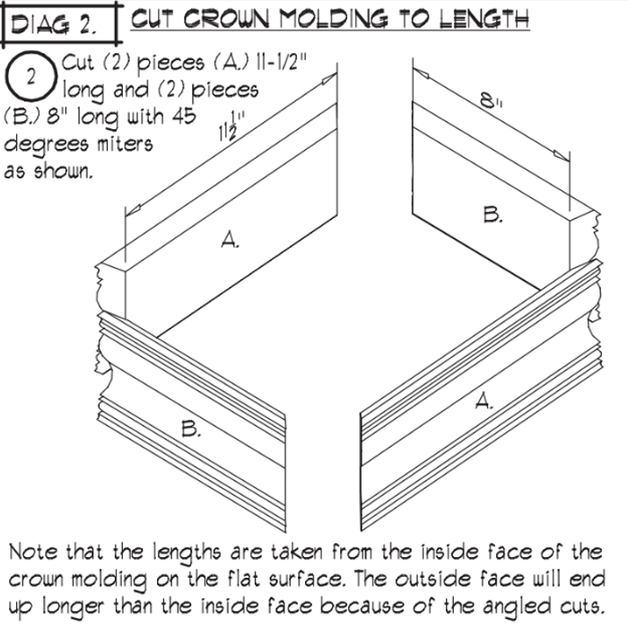 Crown Molding Jewelry Box