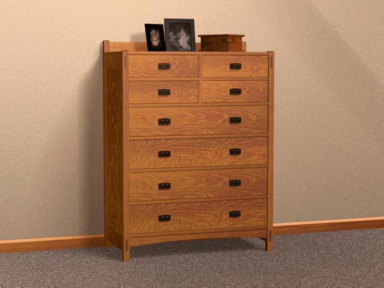 Mission Style Chest - FurniturePlans.com