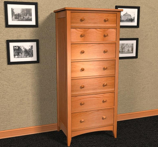 Shaker Style Lingerie Chest - FurniturePlans.com