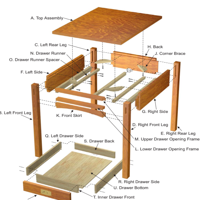 Mission Style End Table DIY Woodworking Plans – FurniturePlans.com