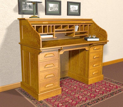 Rolltop Desk - FurniturePlans.com