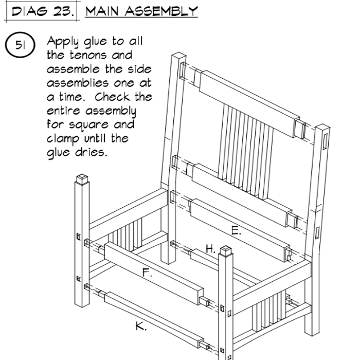 Mission Style Children's Chair