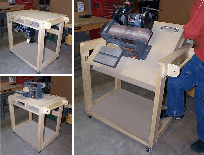 Rotating Tool Work Table (Flip Top Work Bench) DIY Woodworking Plans ...